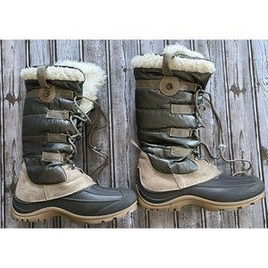 Pajar 63 Fashion Women's Waterproof Snow Winter Boots Size 9.5Grey Made in Italy